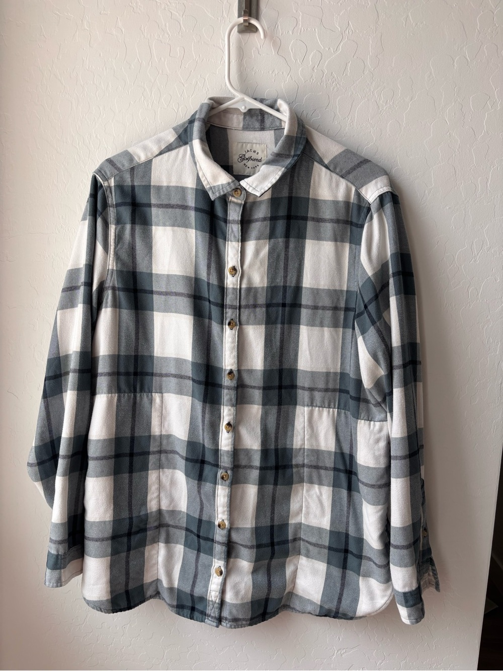Jach’s Gray Plaid Button-Up Shirt - Men's